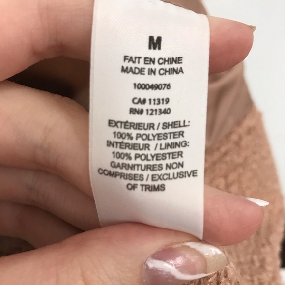 Mauve Teddy Moto Jacket - Picture 7 of 11